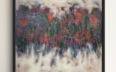 الفنانة التشكيلية شعاع الدوسري تفتتح المعرض الفني للفنانة فوزية آل عثمان بعنوان «عِذْق»