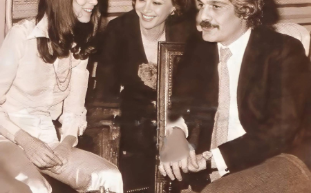 صورة  نادرة جدا. تجمع. بين. عمر الشريف و فاتن حمامة و ابنتها. نادية  عز الدين ذو الفقار  قبل الانفصال