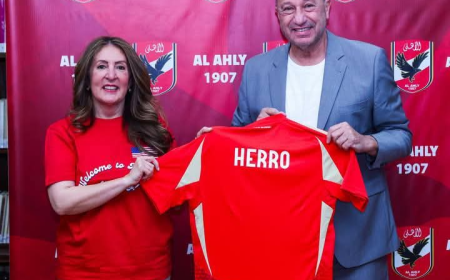 الخطيب يستقبل السفيرة الأمريكية في النادي الأهلي..اللقاء المرتقب بين الأهلى وإنتر ميامى لحظة تاريخية 