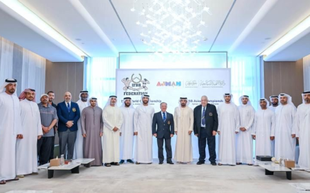 “فهيم” يصل الامارات لافتتاح بطولة آسيا لكمال الأجسام عجمان 2025