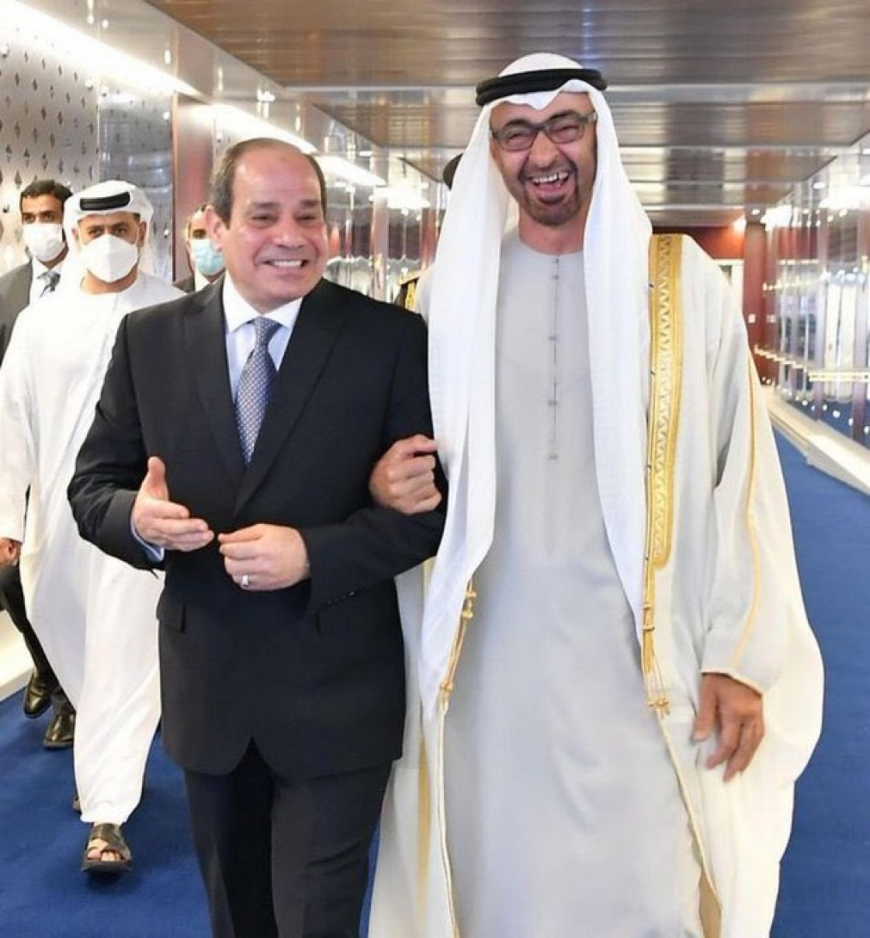 صور زيارة السيسي الي الإمارات تشعل مواقع التواصل الإجتماعي